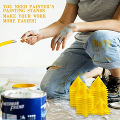 10pcs Paint Triangle Stands Painter Pyramid Stands Cabinet Paint Pouring Stands
