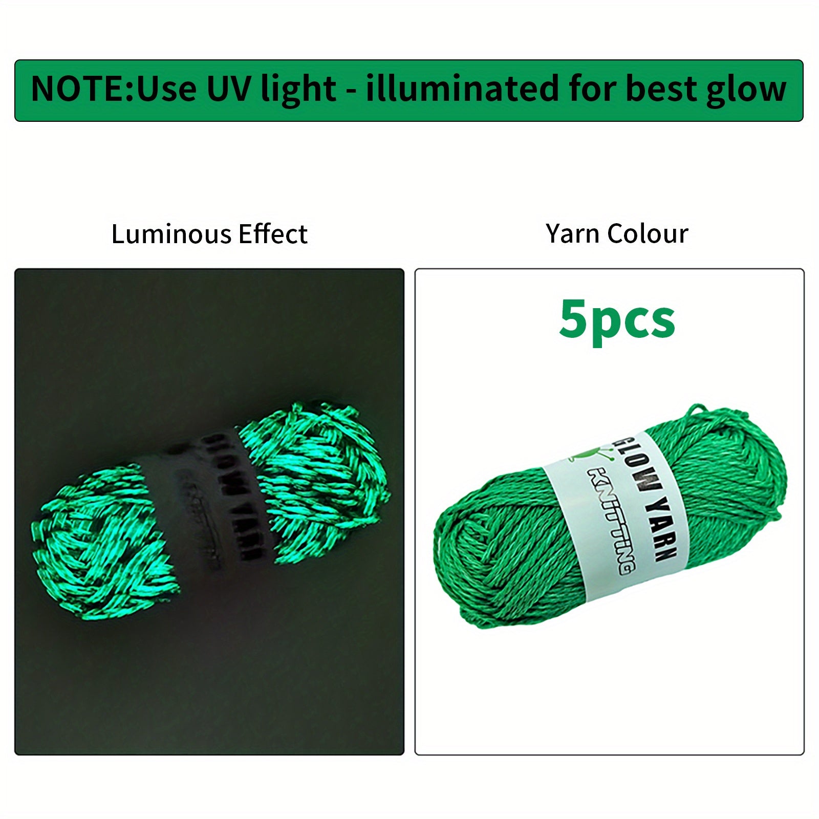 Glow In The Dark Yarn Orange Polyester Yarn For DIY Knitting Crocheting 50m