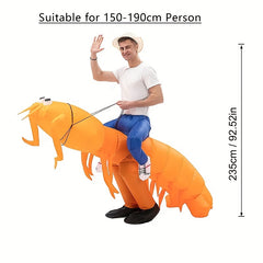 Inflatable Animal Costume Adult Blow Up Funny Outfit Holiday Party Dress