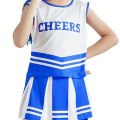 Girls Cheerleading Outfits Set for Spirit Week Sports Gift
