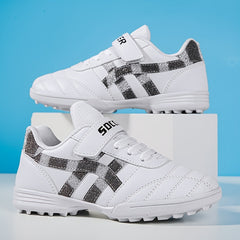Kids Soccer Shoes TF Cleats Lightweight Athletic Football Shoes