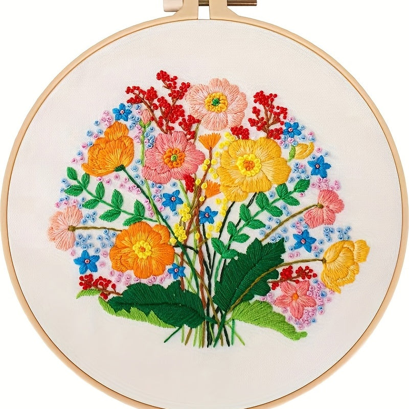 DIY Knitting Crochet Embroidery Kit for Beginners