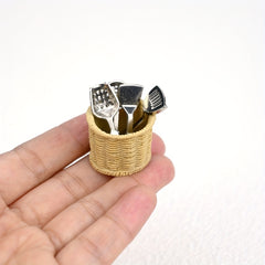 Mini Kitchenware 4Pc Set Dollhouse Ornament Doll House Accessories