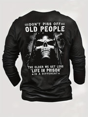Old People Warning Sweatshirt