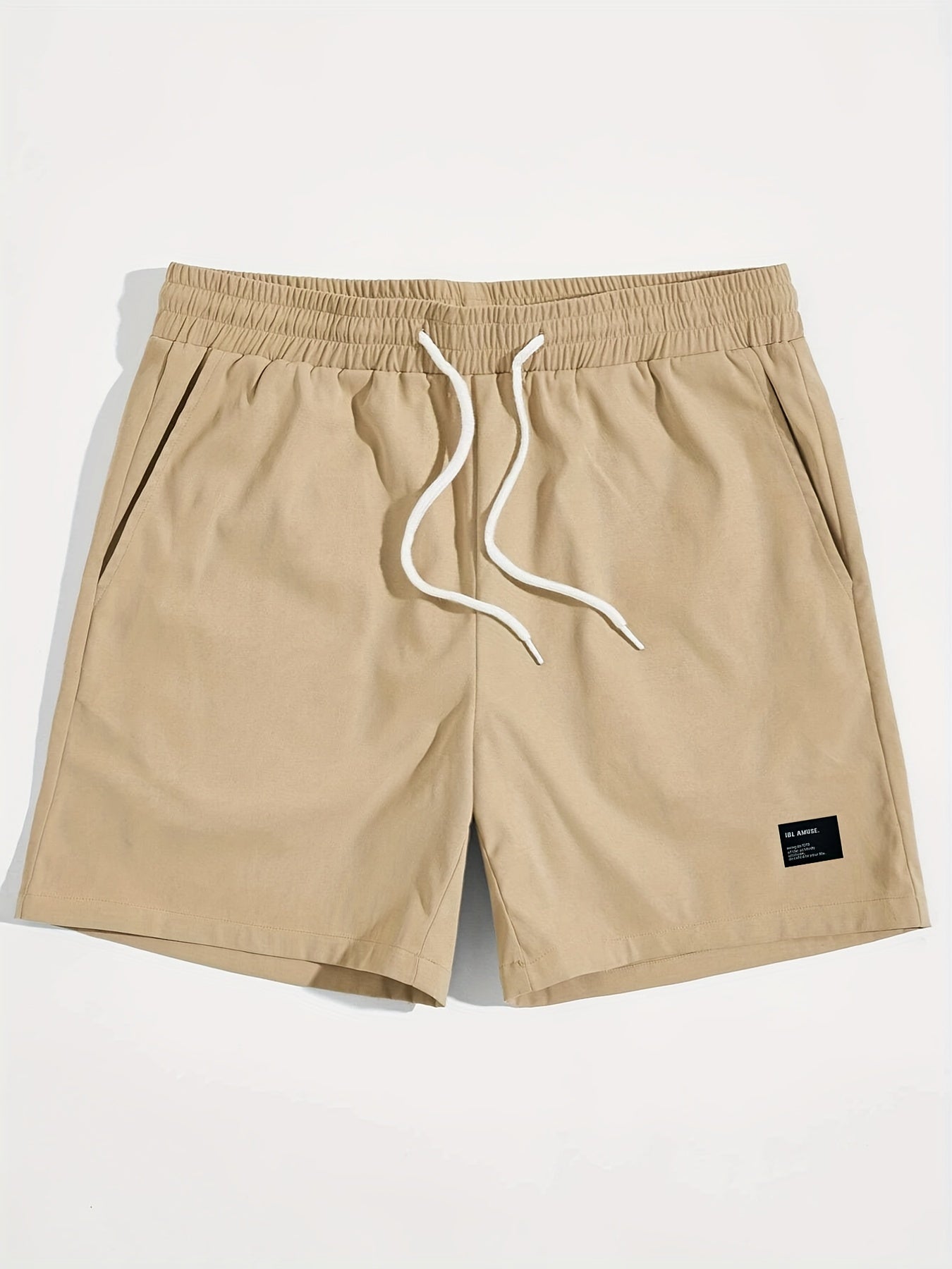 Men's Drawstring Shorts Summer Beach Resort Casual Waist Shorts