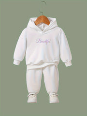 2pcs Girls Activewear Sets - Comfy Outfits for Sports & Running