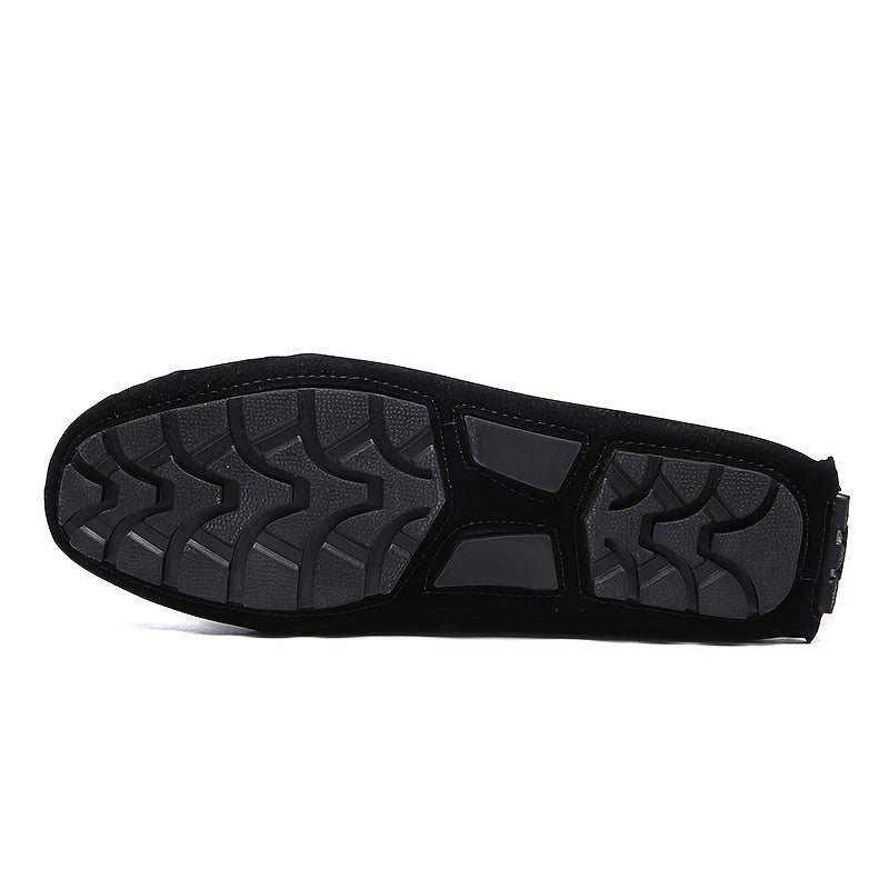Women's Slip On Loafers Stitching Details Non Slip Flat Shoes