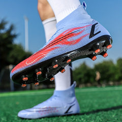 Boy's Non Slip AG Football Cleat Outdoor Soccer Shoe