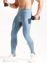 Men's Thermal Leggings Outdoor Running Training Compression Pants