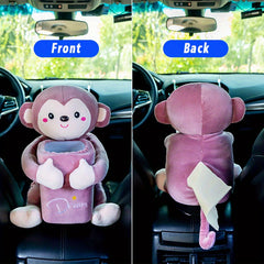 Car Tissue Box Trash Bin and Storage Box
