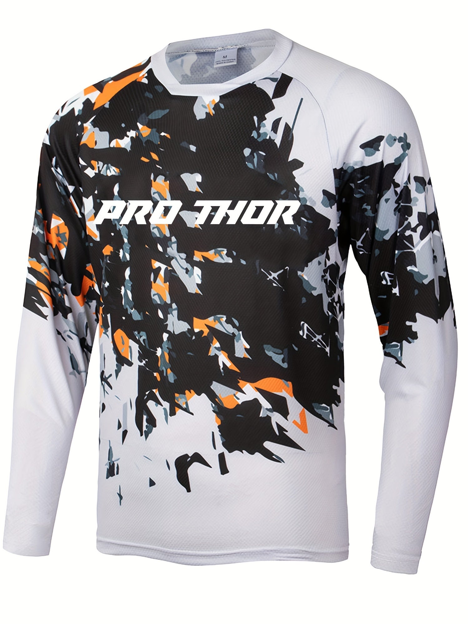 Men's Graffiti Long Sleeve Off-road T-shirt for Motorcycling
