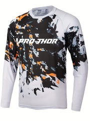 Men's Graffiti Long Sleeve Off-road T-shirt for Motorcycling