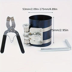 Piston Ring Installer Plier Compressor Tool 53 175mm Car Engine Maintenance