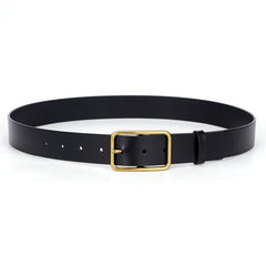 Men's Retro Leather Belt with Pin Buckle for Jeans Casual Pants