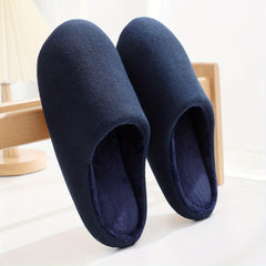 Soft Plush Cozy House Slippers for Men Winter Shoes