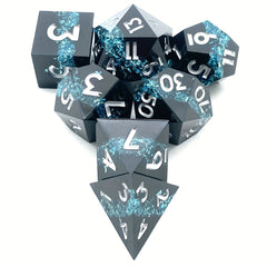 7pcs Resin Colorful Dice Game Accessories Sided Mini Dice Game Punishment