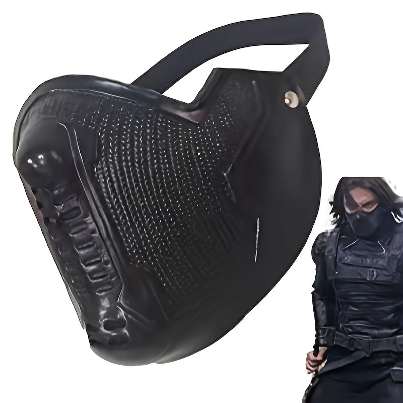 Rubber Half Face Mask Cosplay Role Play Party Halloween Christmas
