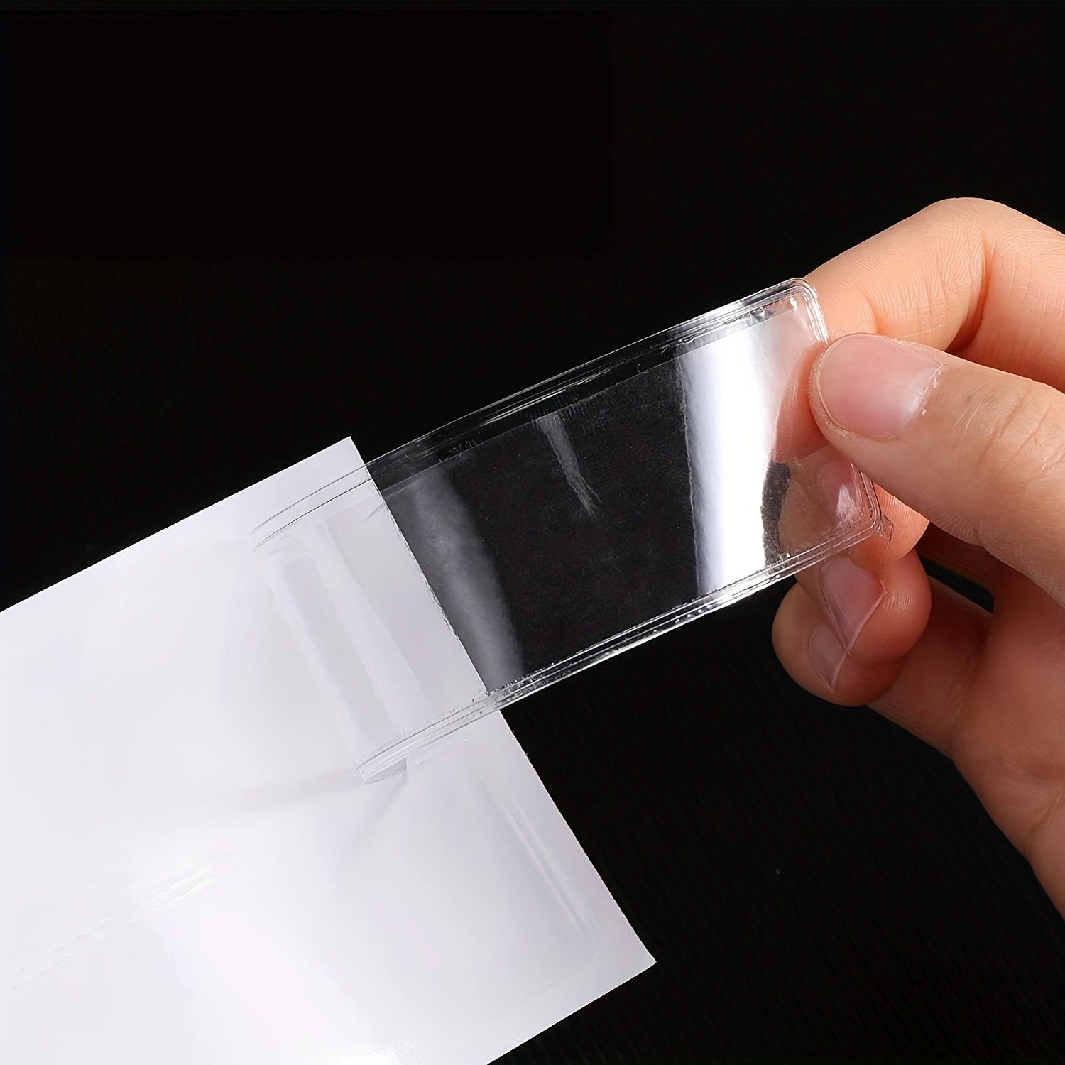 32pc Adhesive Label Holder for Shelves, Mailboxes, Kitchens - 10.92x3.05cm