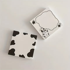 50 Sheets Cow Sticky Note Book Non-Sticky Style Tearable Hand Account Material