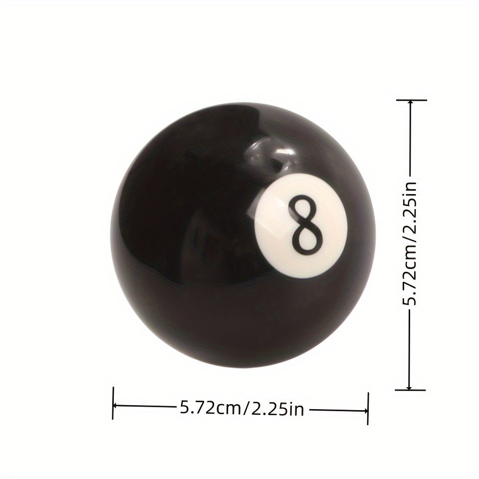 8 Ball Billiard Ball Replacement Standard Size 2 1 4