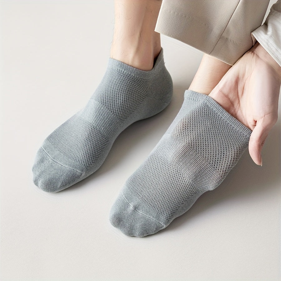5 Pairs Low Cut Ankle Socks Women's Stockings & Hosiery