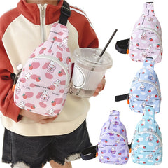 Kids Strawberry Bunny Crossbody Bag for Outings