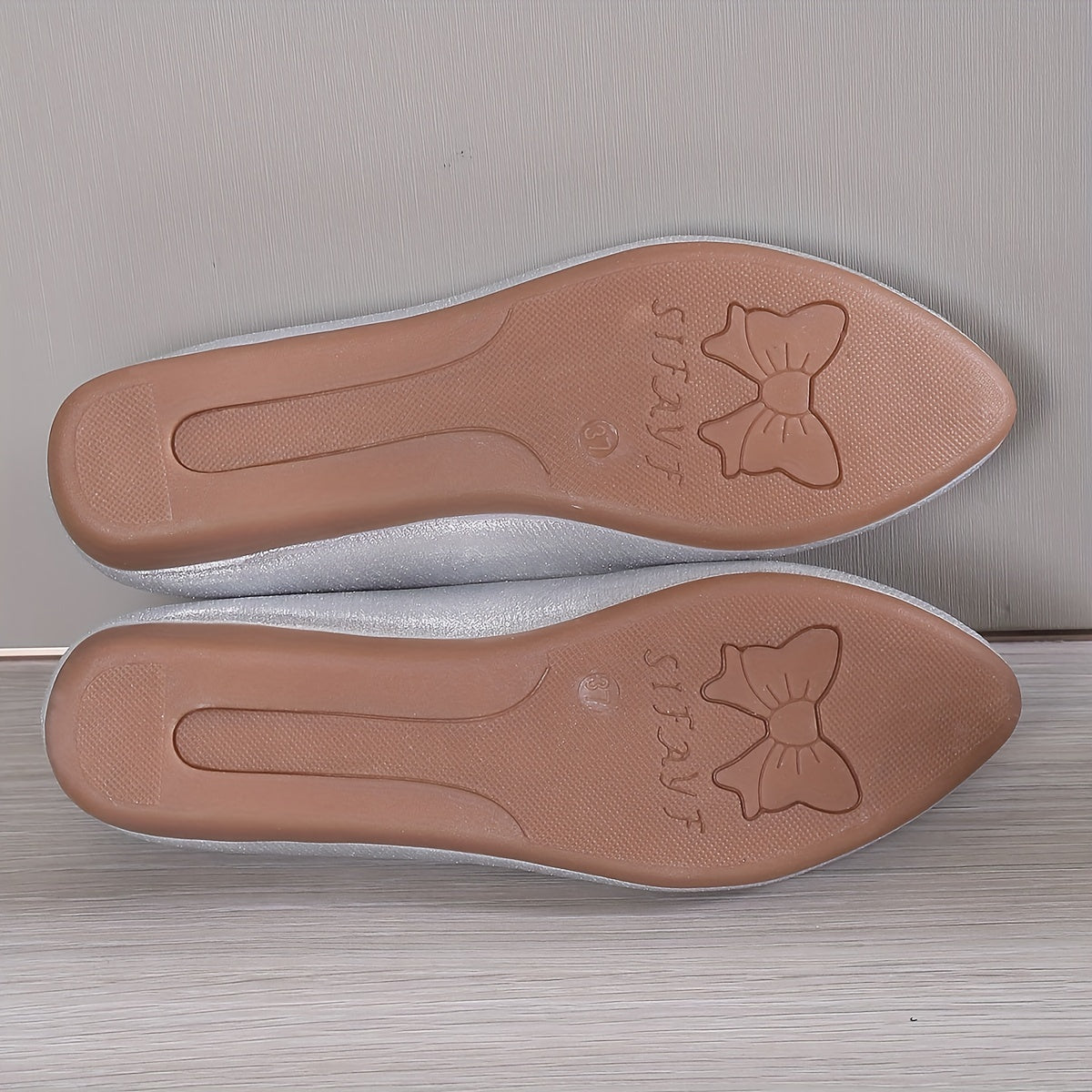Women's Solid Flat Shoes Casual Pointed Toe Work Shoes Lightweight