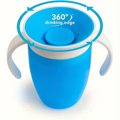 240ml Leakproof Straw Cup with Double Handle