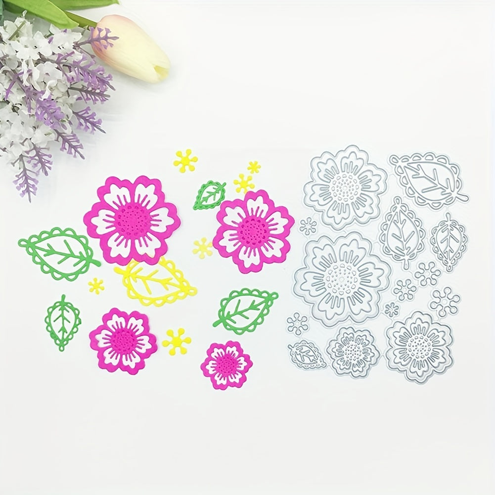 Flowers and Leaves Metal Cutting Dies for DIY Crafts
