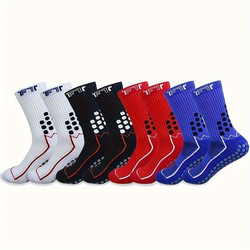 Anti Slip Football Socks Thick Padded Crew Sport Socks