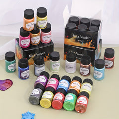 6 Colors Pearlescent Powder Silicone Mold Candle Soap Pigment Powder