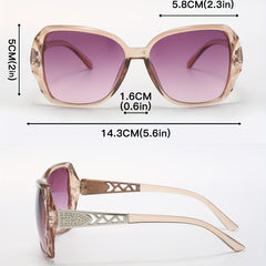 Square Sunglasses UV400 Sun Shades for Women Men