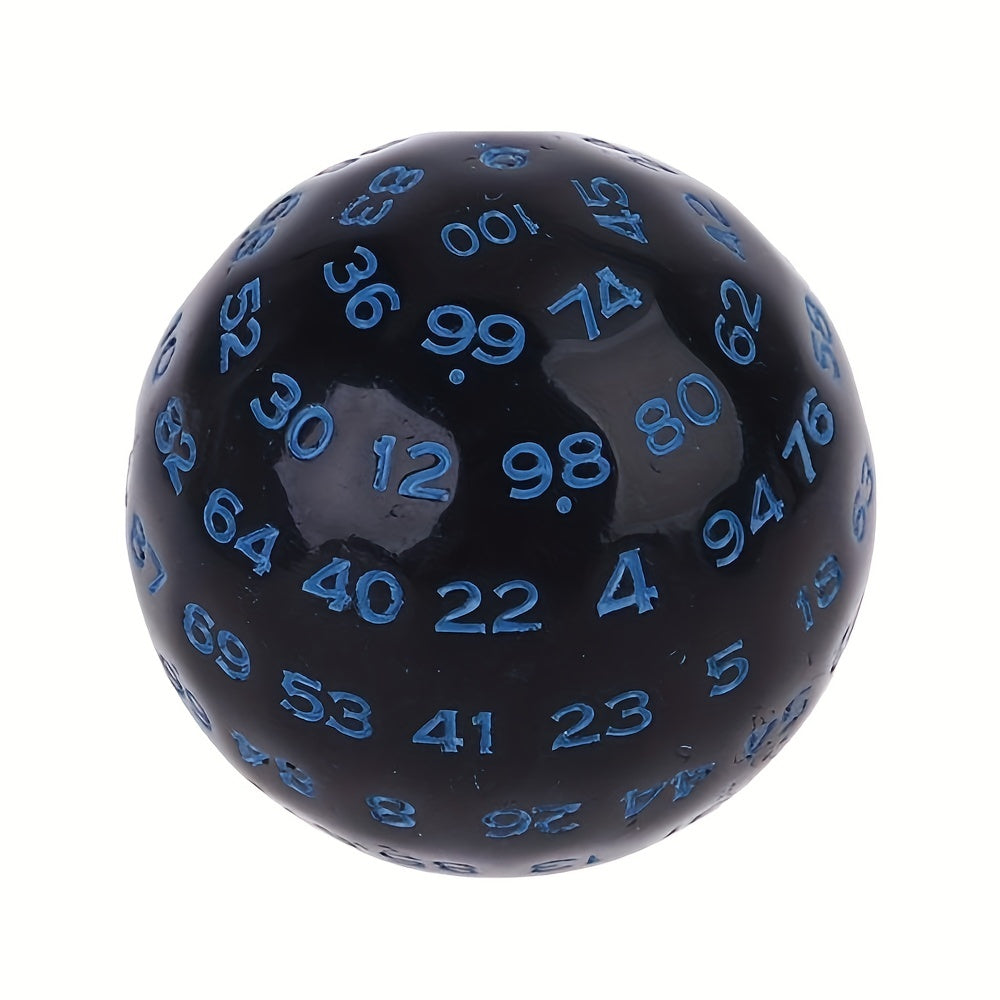 1pc 100 sided Numbers 1 100 Dice D100 Large Ball Game Dice Collectible Dice