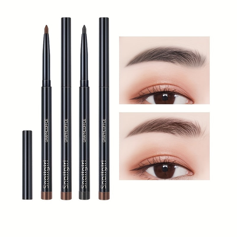 Waterproof Rotating Eyebrow Pencil Long Lasting Makeup