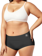 Women's Plus Size Elastic Waistband Comfort Panty