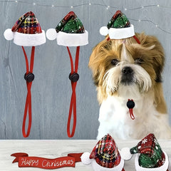 2pcs Christmas Pet Dog Hats Dog Party Caps