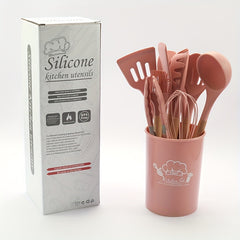 12pcs Silicone Utensil Set Kitchen Utensil Set Safety Cooking Non Stick