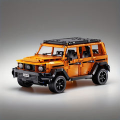 Stylish Orange Off Road Vehicle Building Block Set