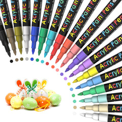 Acrylic Paint Pens Rock Painting Pens 18 Colors