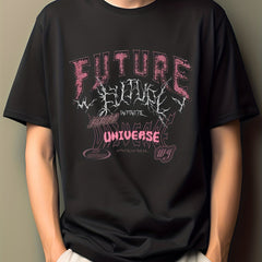Men's Cartoon Hip Pop Print T-shirt Active Casual Crew Neck Tee