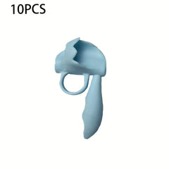 10pcs Calligraphy Pen Holder for Children, Silicone Magic Pencil Sleeve
