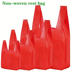 25 Reusable Eco-Friendly Tote Bags 1.41oz Non-woven Grocery Store Party Dress