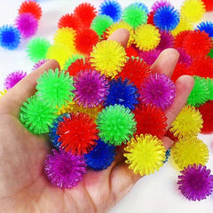24pcs TPR Soft Plastic Relax Balls Multicolor Sensory Fidget Toys for Kids