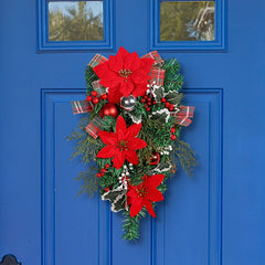 Christmas Flower Hanging Decoration For Wall And Door