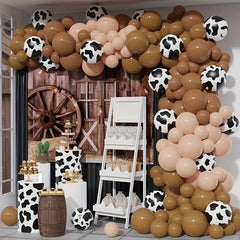 22pcs 25.4cm Brown Matte Thickened Latex Balloon Wedding Party Decoration