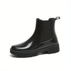 Women's Waterproof Non-slip Rain Boots Rubber Medium Top Rain Boots