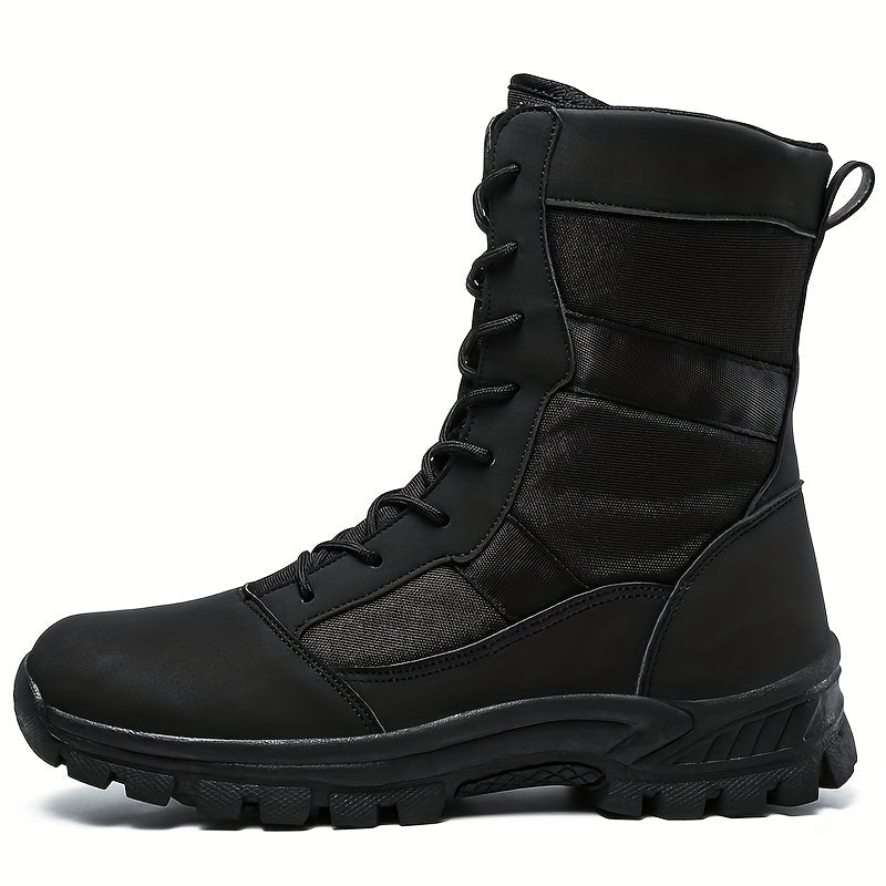 Men's High Top Tactical Work Boots Non Slip Durable Boots