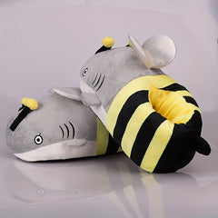 Men's Shark Warm Soft House Shoes Indoor Slippers