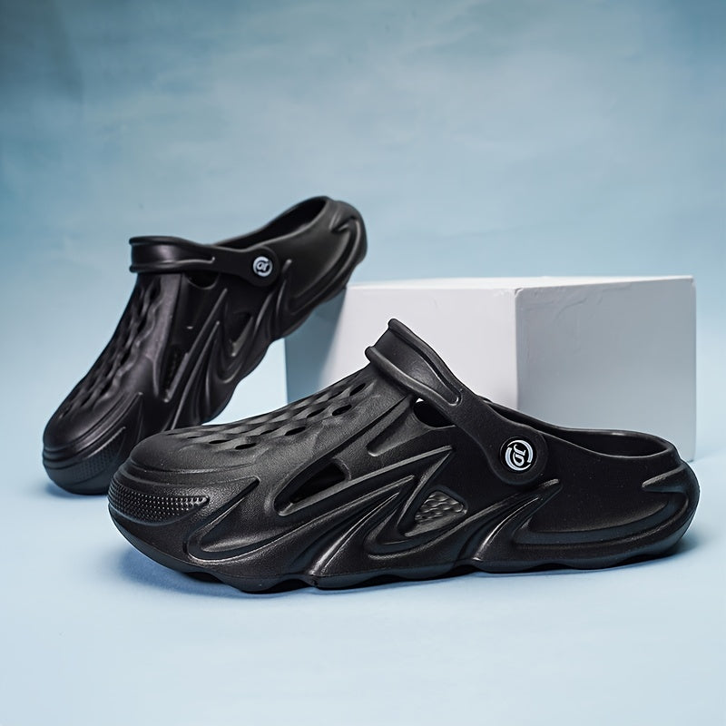 Unisex Lightweight Comfy Clogs Hollow Out Non Slip Garden Shoes Summer
