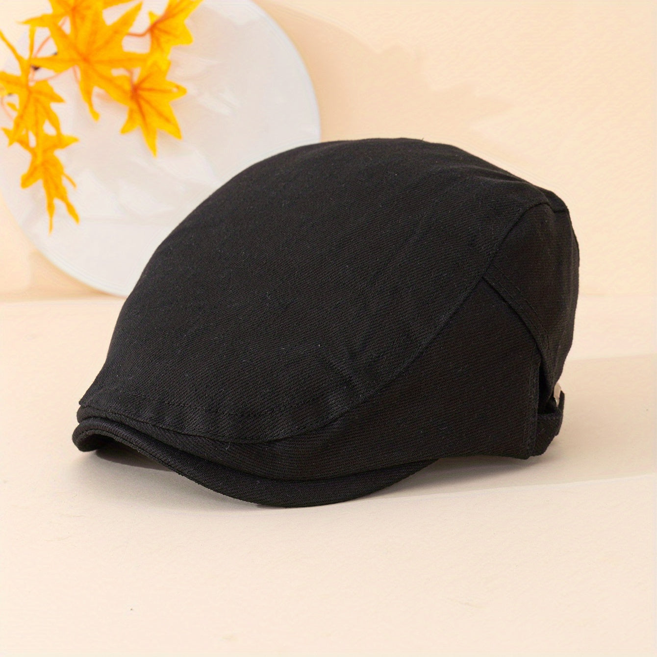 Unisex Adjustable Plain Casual Peaked Cap for Outdoor Sport